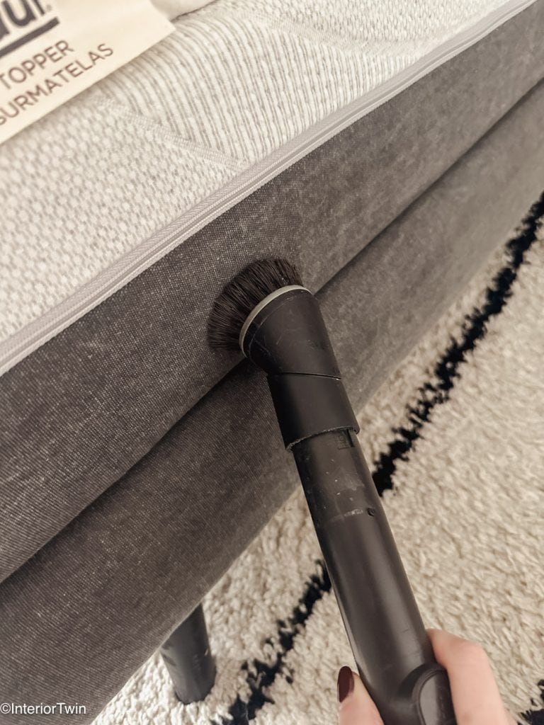 boxspring stofzuigen